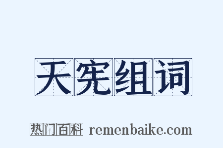 天宪组词是什么意思的图片